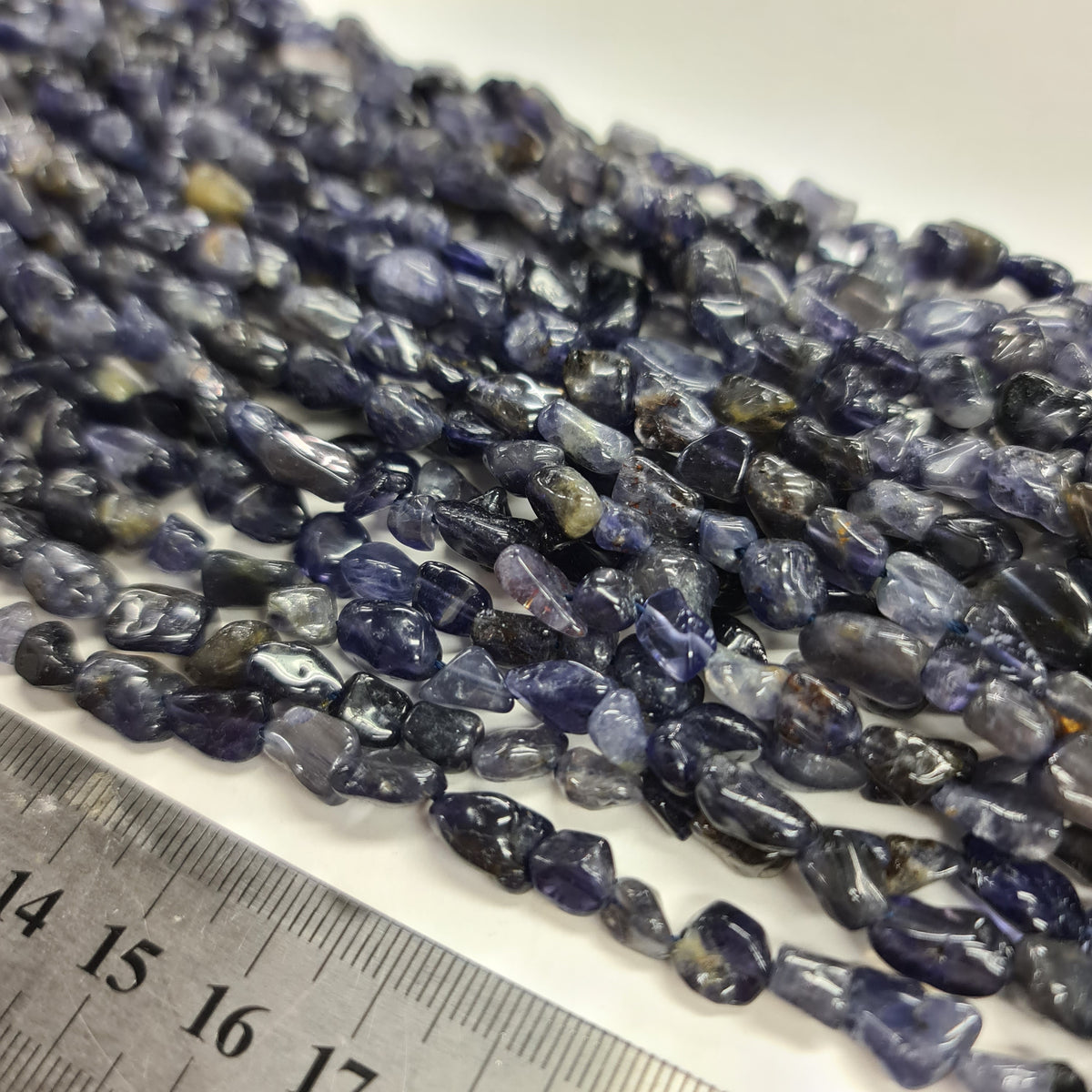 Premium Iolite Nugget Stone Strand Aussie Bead Supply