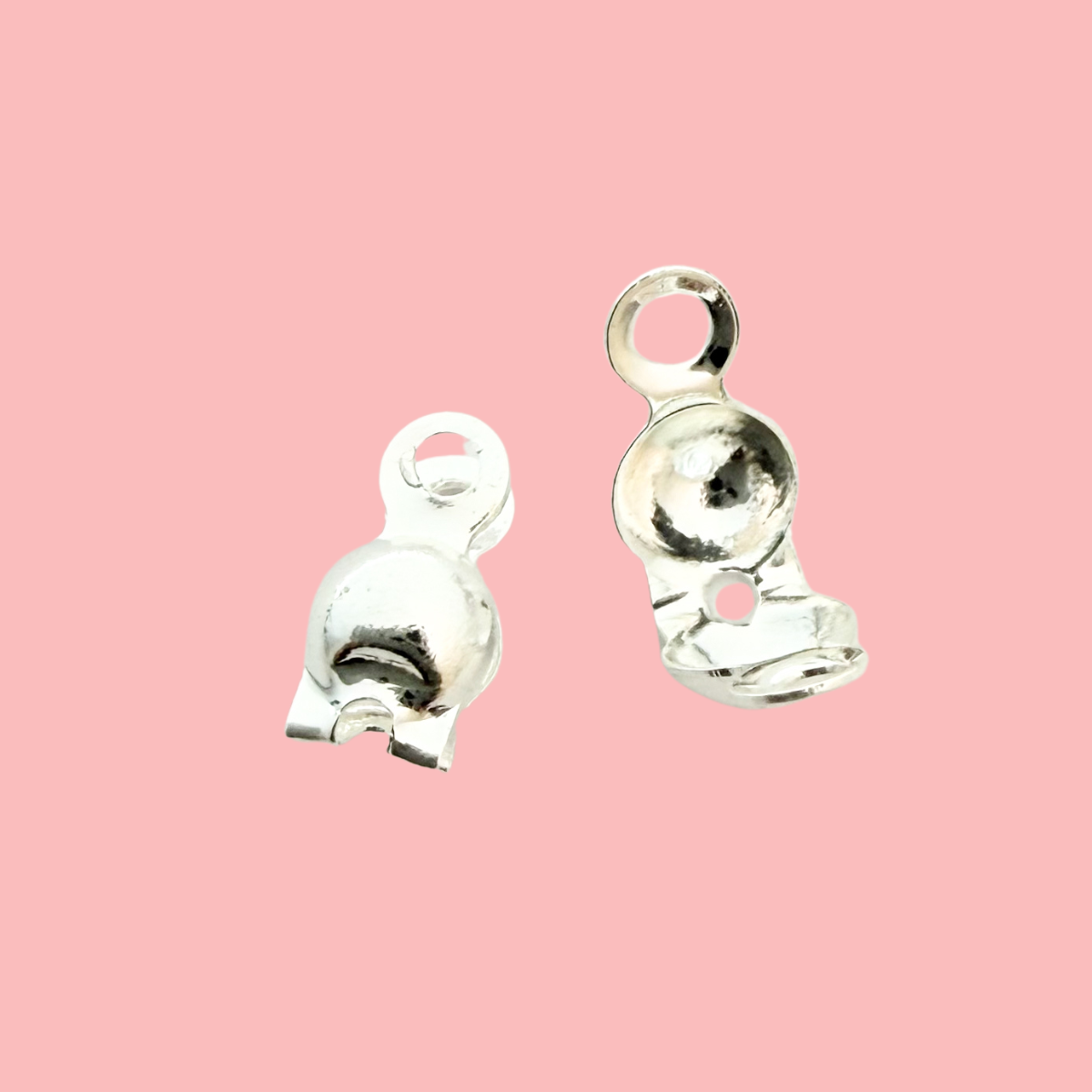 Calotte Crimp 4mm 50pc Silver Plated Tarnish Resistant – Aussie Bead Supply